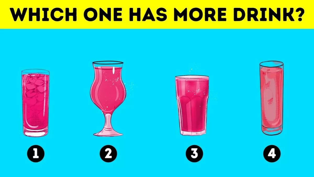 Which Glass Has More Juice?