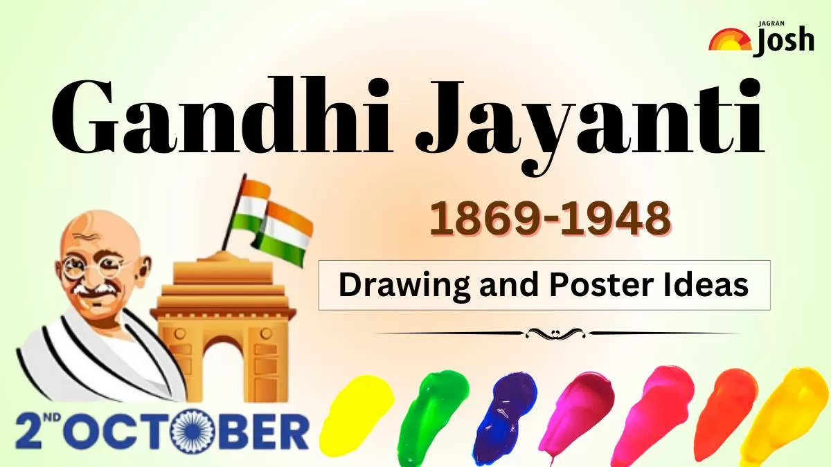 Gandhi Jayanti Drawing Ideas 2024 with Images for School Students