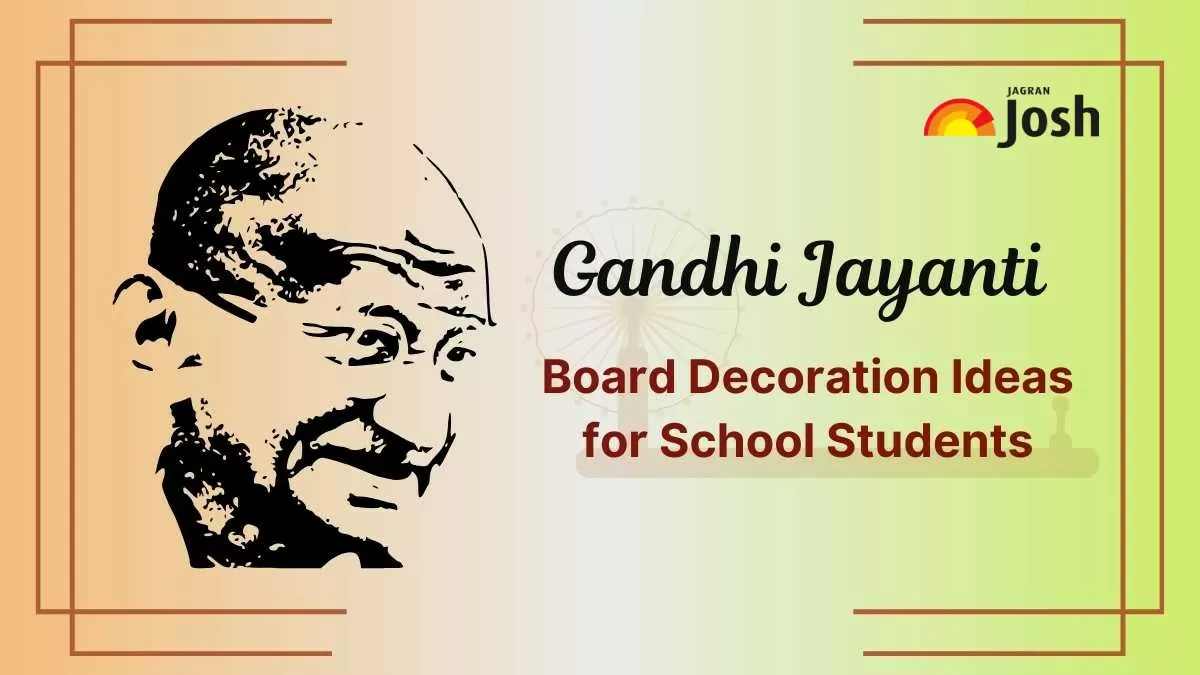 Gandhi Jayanti Notice Board Decoration Ideas 2024