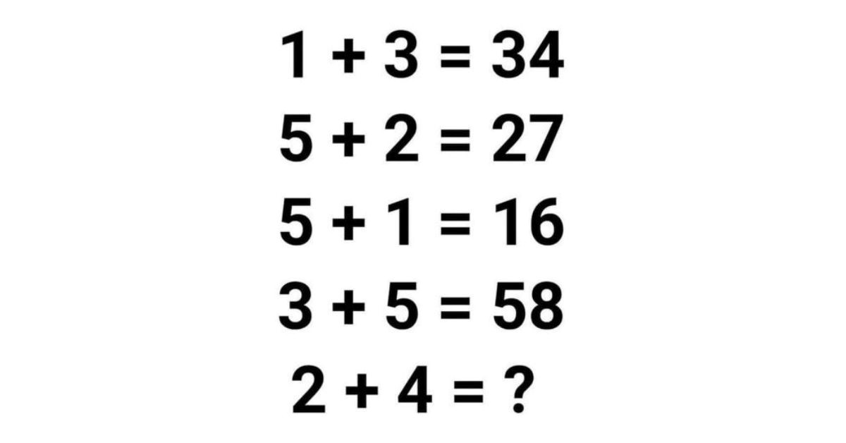 Math Puzzle:  Are You in the 1 in 10? This High IQ Equation Will Test Your Limits