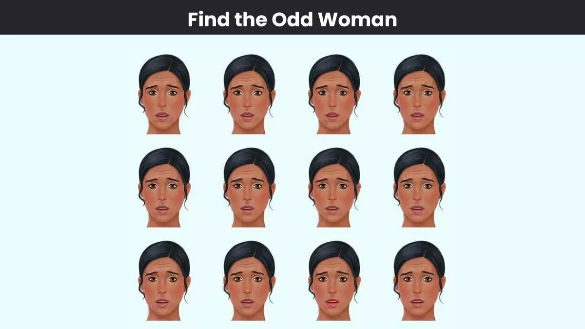 Find the odd woman face in 3 seconds
