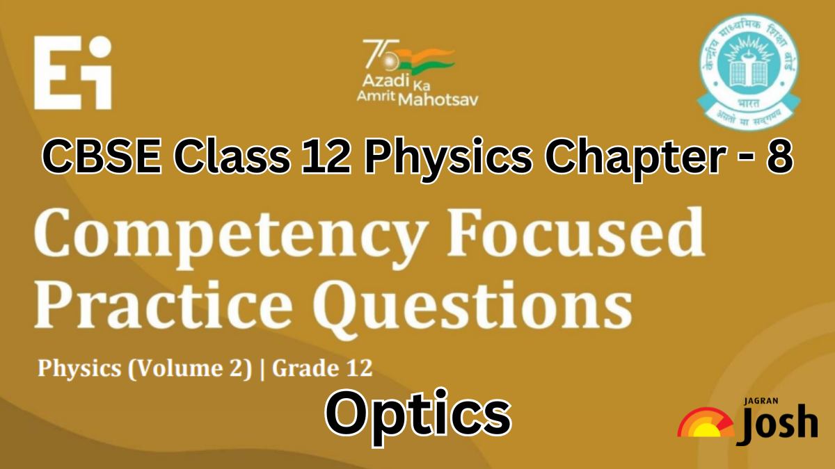  CBSE Class 12 Physics Competency-Based Questions With Answer Key 2024-25: Chapter 8 Optics FREE PDF Download