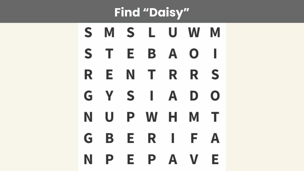 Find daisy in 9 seconds