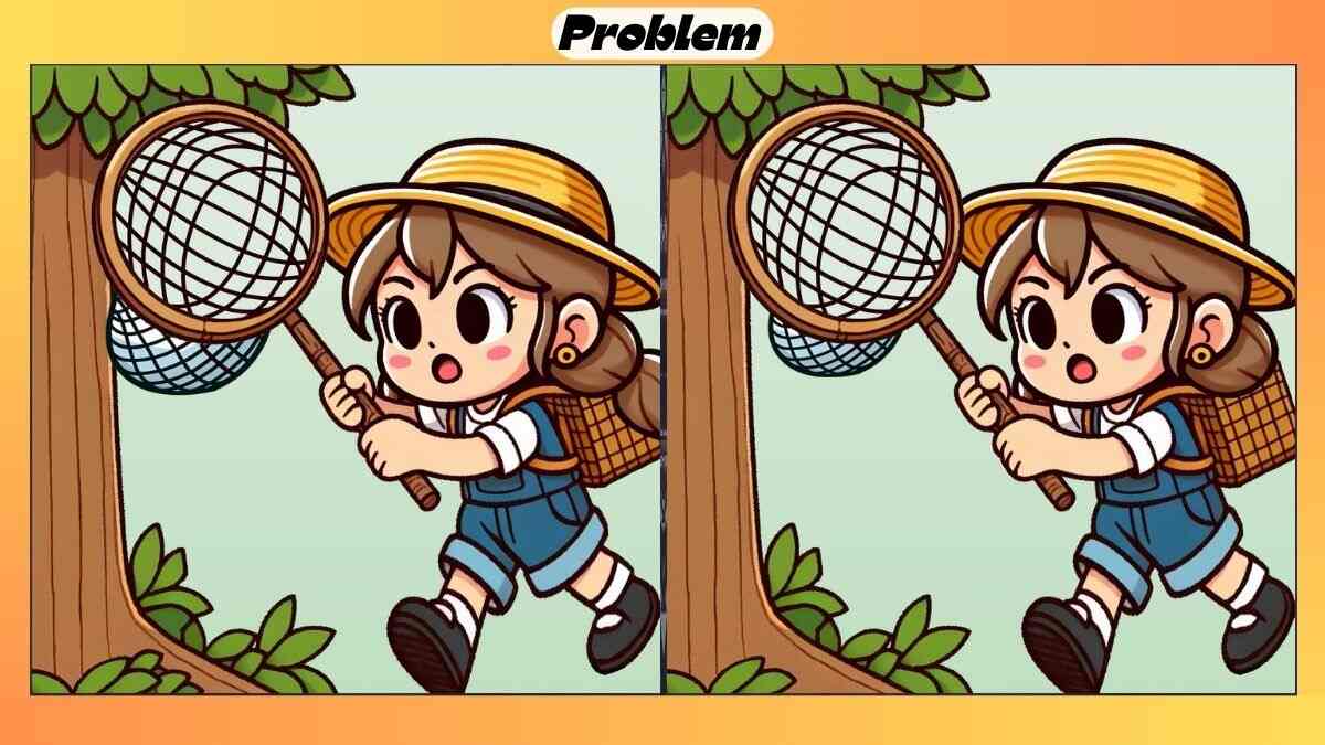 Find 3 Differences in 24 Seconds in This Bug Catching Picture