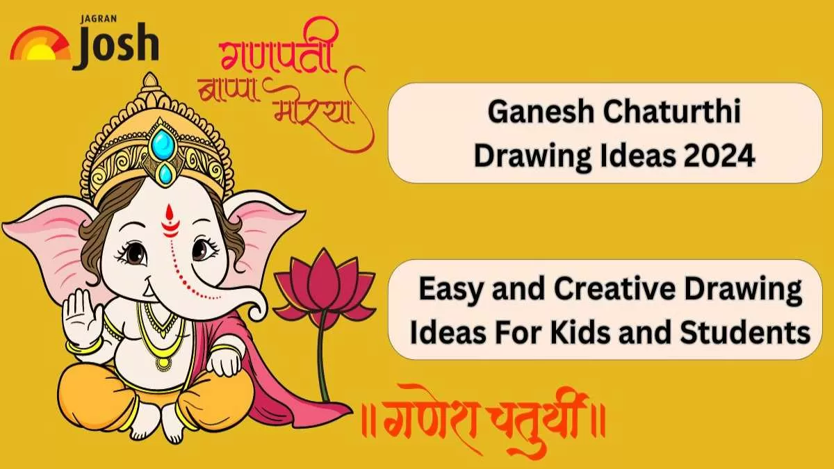 Ganesh Chaturthi Drawing Ideas 2024 Easy and Creative Poster and