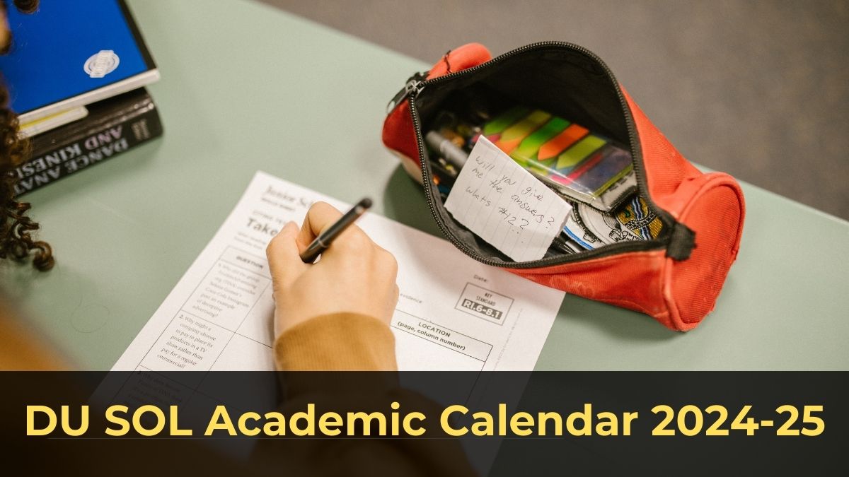 DU SOL Academic Calendar 2024 Delhi University DCE UG Important Dates