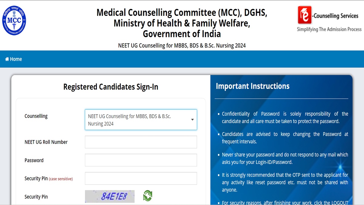 NEET UG Round 2 Counselling 2024