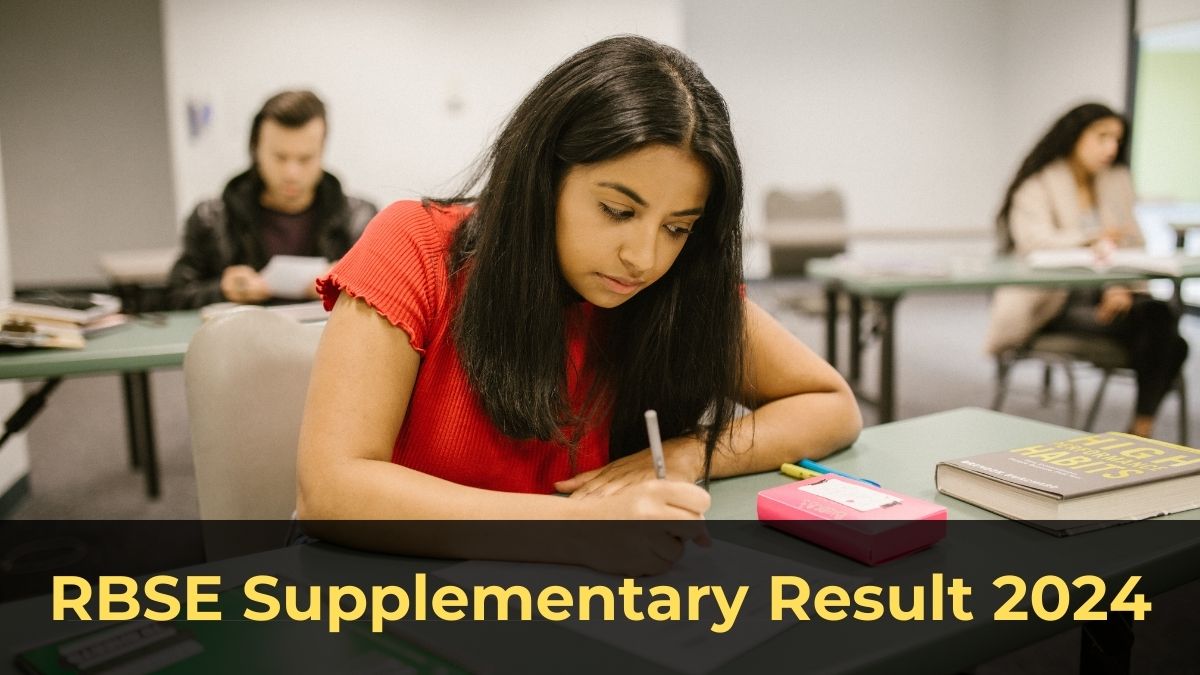 RBSE Supplementary Result 2024 OUT at rajeduboard.rajasthan.gov.in