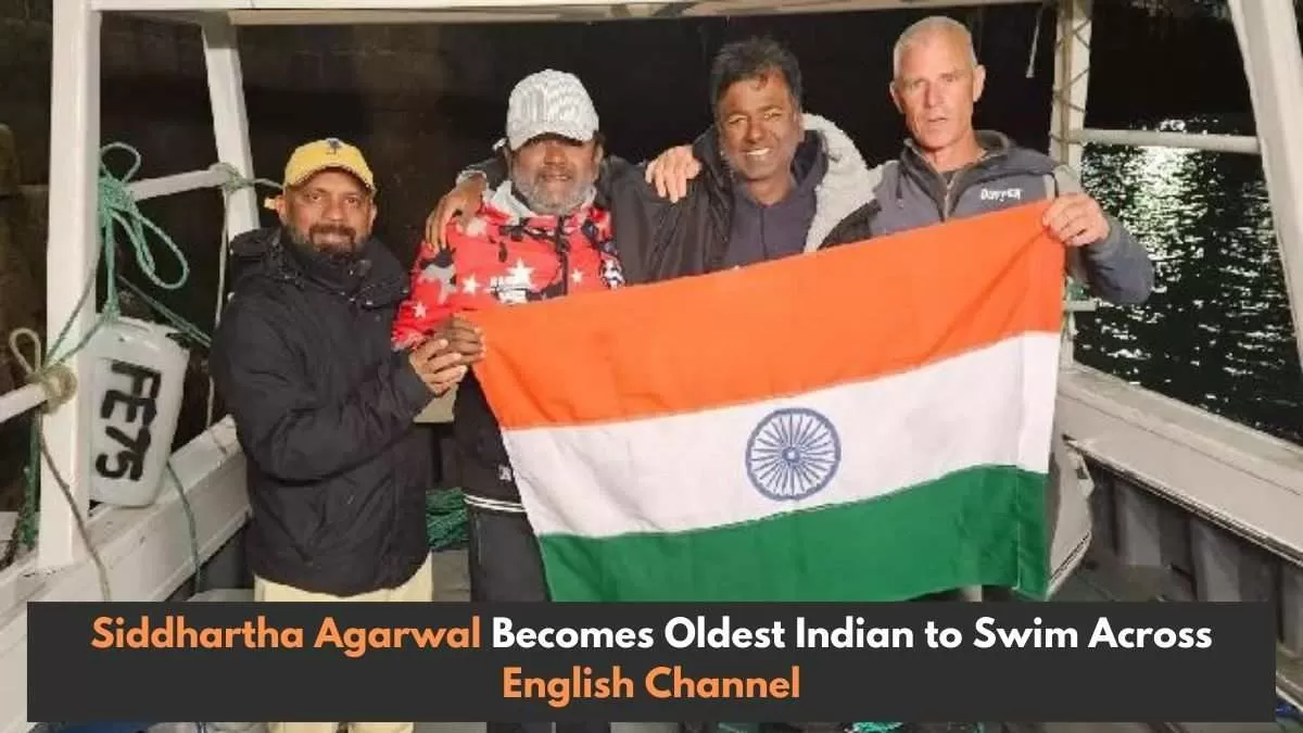 Agarwal has already crossed the Channel in 2018 as a member of a relay team consisting of eight people.