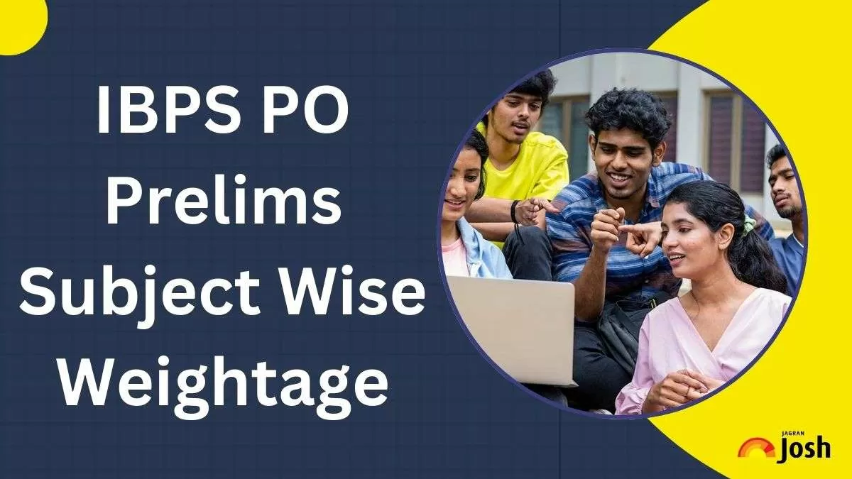 IBPS PO Prelims Subject Wise Weightage