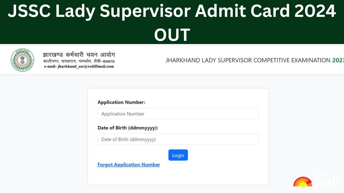 JSSC Lady Supervisor Admit Card  Link 2024 OUT: जेएसएससी लेडी सुपरवाइज़ के एडमिट कार्ड जारी, ये रहा डाउनलोड लिंक