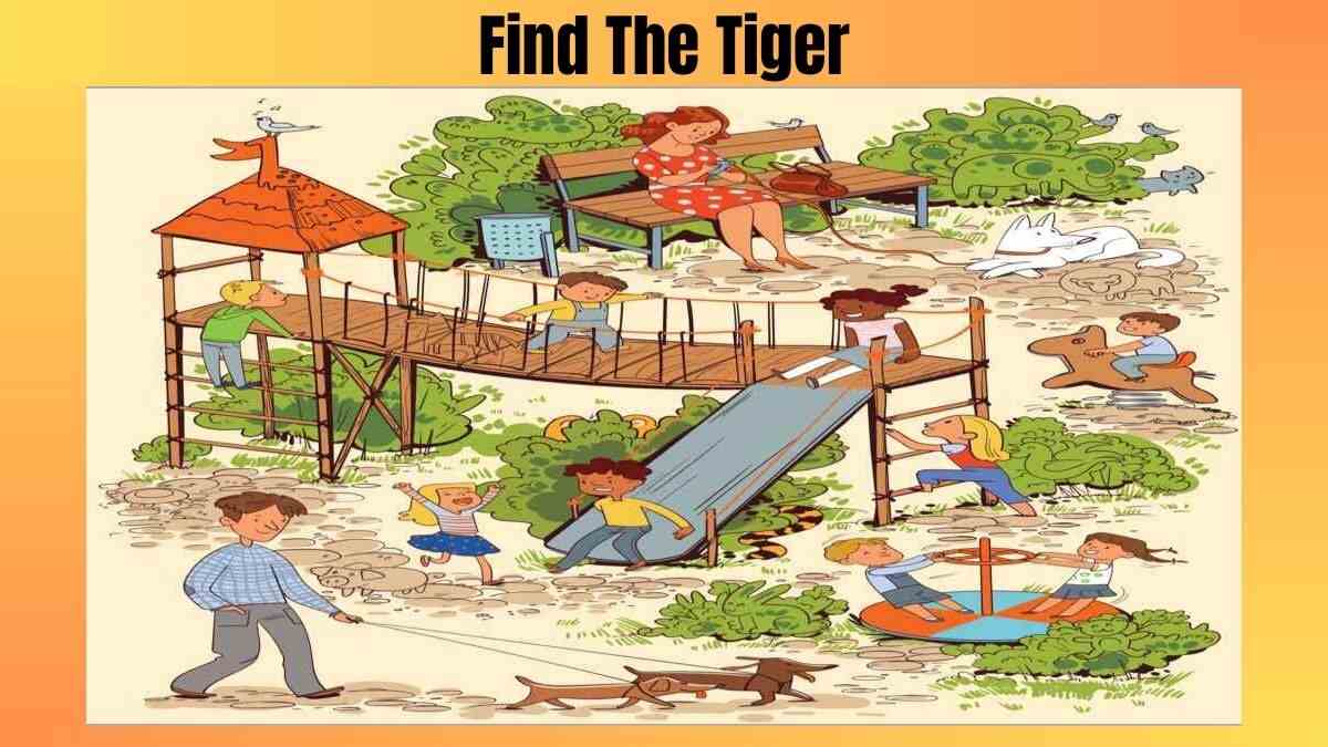 Optical Illusion Challenge: Spot the Tiger In 11 Seconds In this ...