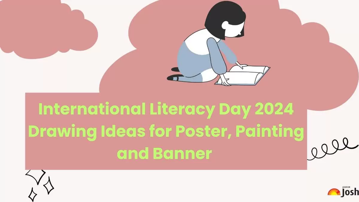 Easy and Simple Drawing Ideas for International Literacy Day 2024.