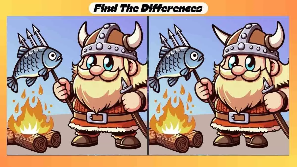 Find 3 Differences in 28 Seconds in This Vikings Picture