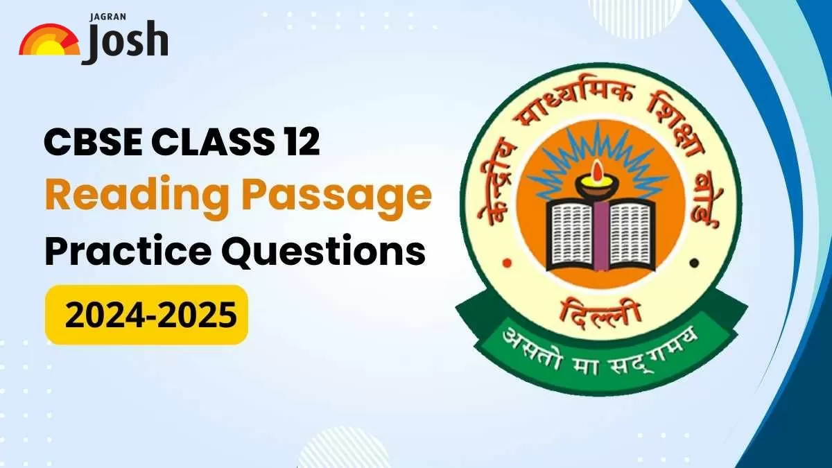 CBSE Class 12 English Comprehension Passages MCQs 2024-2025