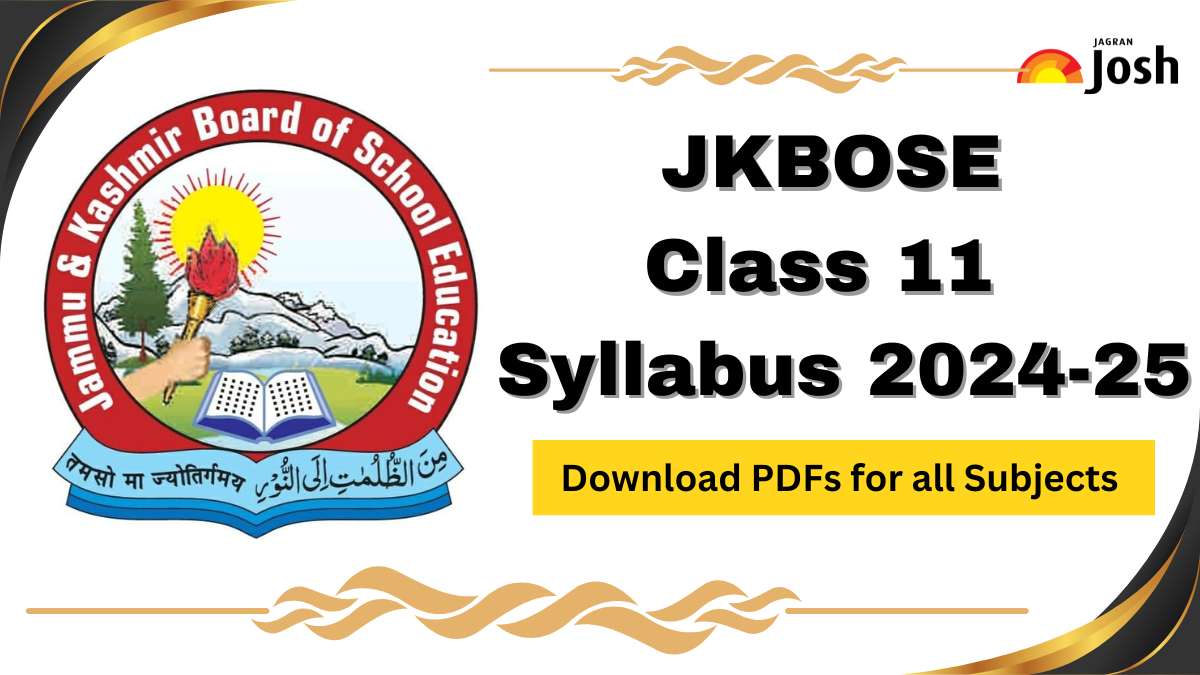 JKBOSE Class 11 Syllabus 2024-25: Download Subject-Wise PDFs