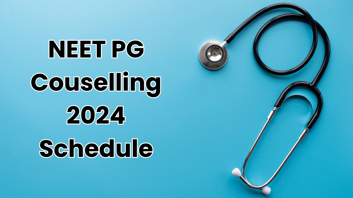 MCC NEET PG Counselling 2024 Schedule Out at mcc.nic.in