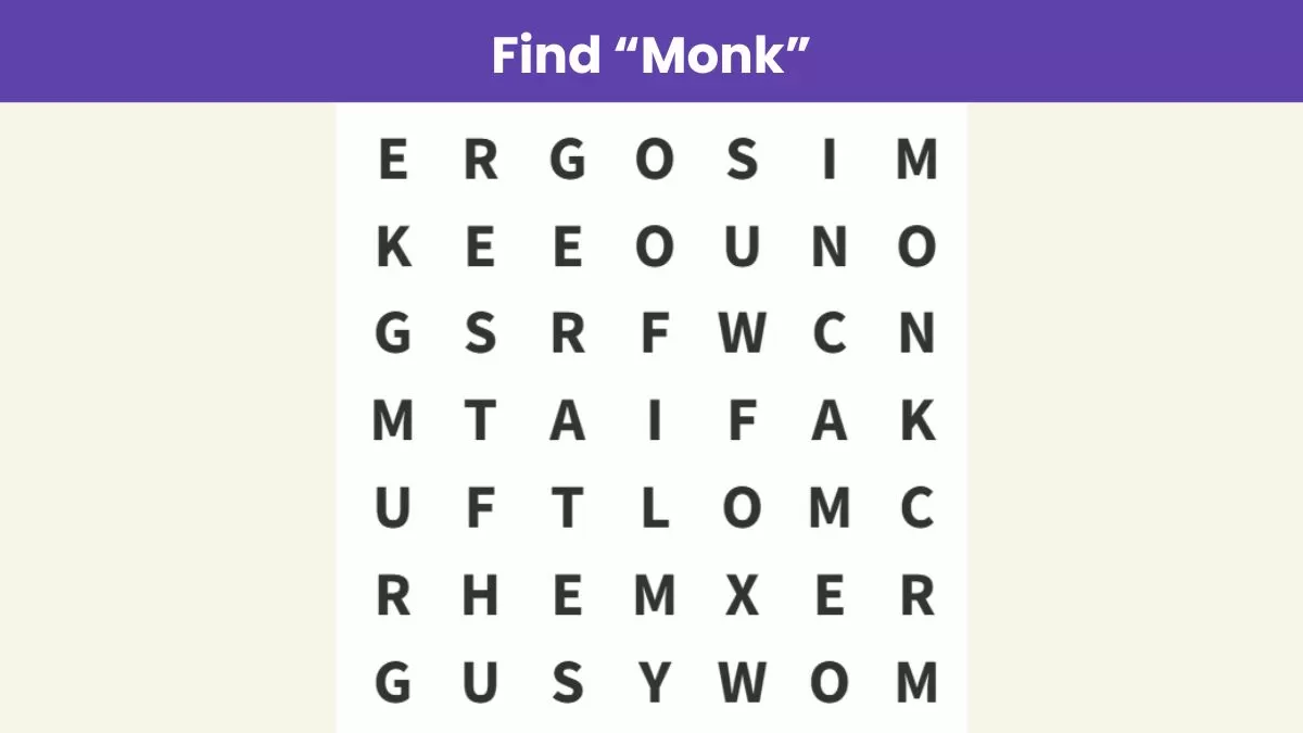 Find monk in 6 seconds