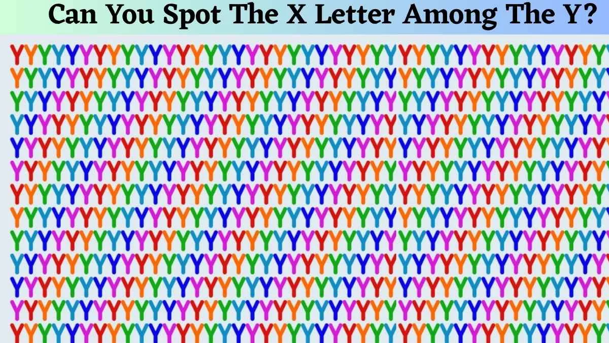 Can You Spot The X Letter Among The Y?