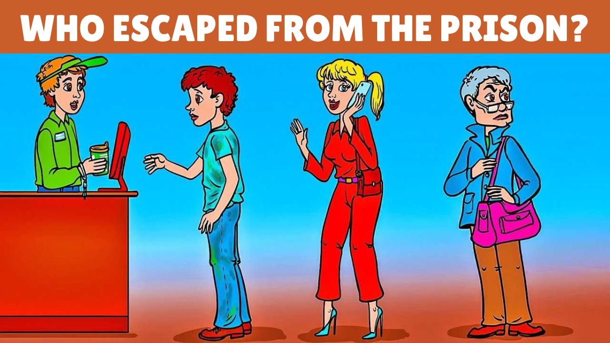Only Someone With 140+ IQ Can Spot Who Escaped From the Prison in 6 Seconds!