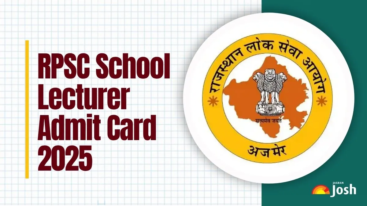 RPSC 1st Grade Admit Card 2025