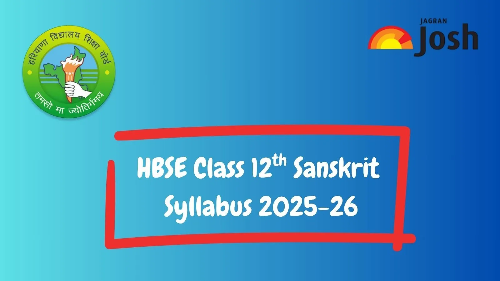 HBSE class 12th Sanskrit syllabus download