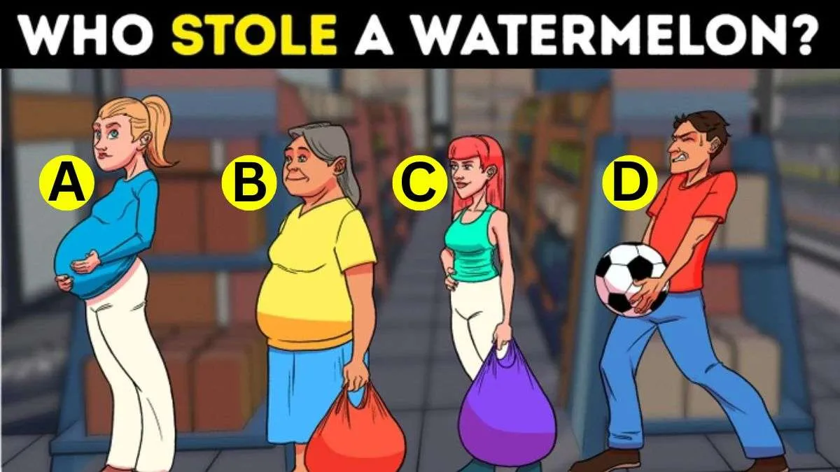 Who stole a watermelon?