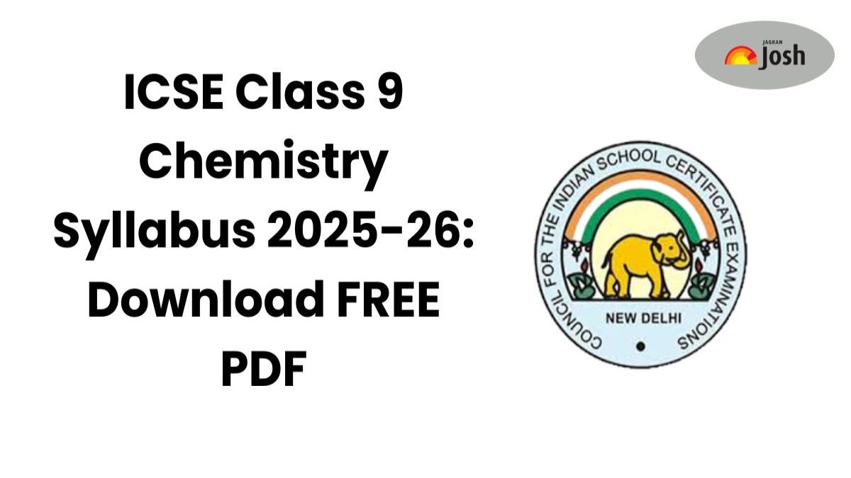 ICSE Class 9 Chemistry Syllabus 2025-26: Download FREE PDF
