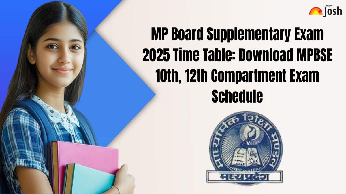 MP Board Supplementary Exam 2025 Time Table: Download MPBSE 10th, 12th Compartment Exam Schedule