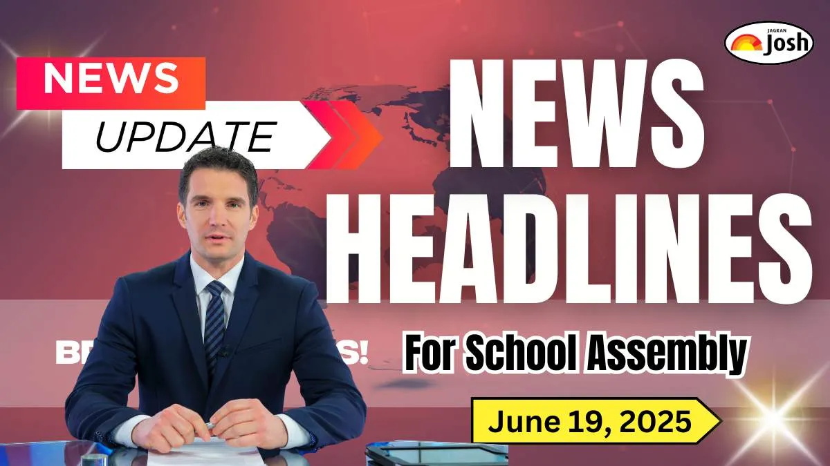 Get here today’s and tomorrow news headlines in English for School Assembly