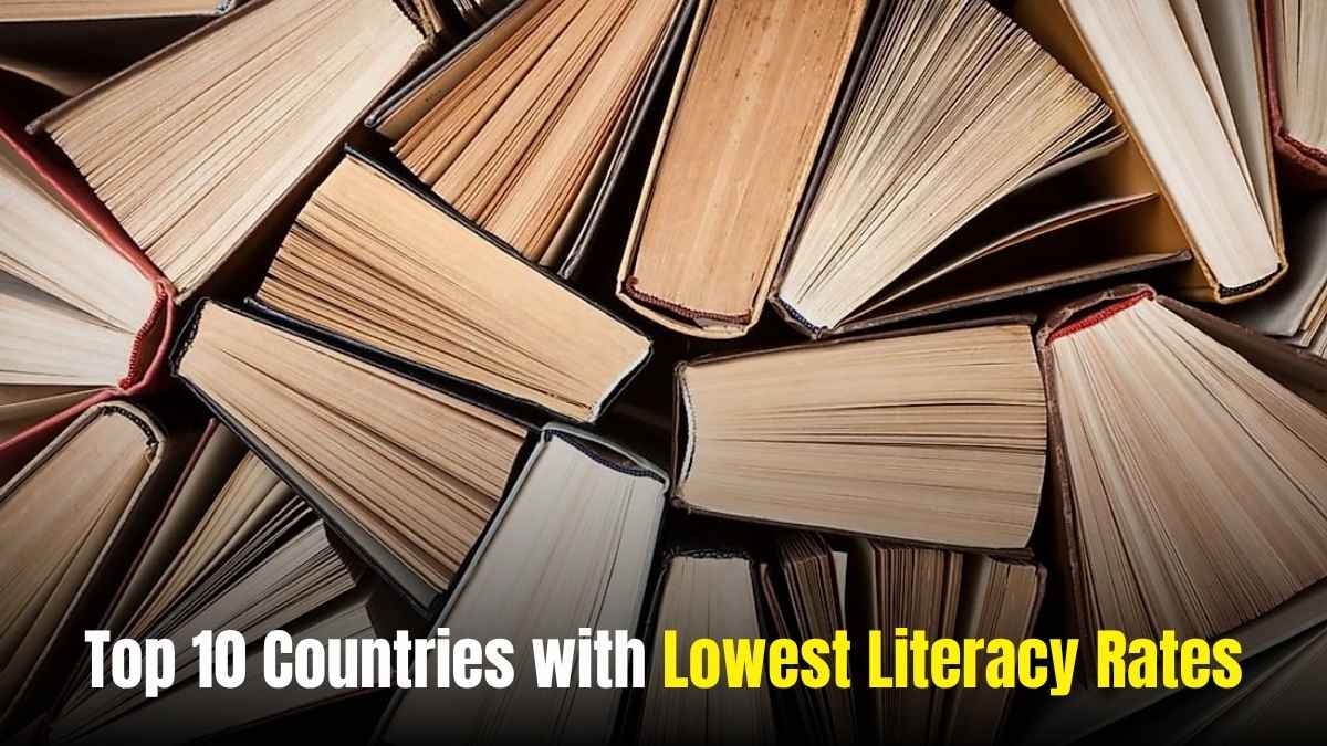 Top 10 Countries with Lowest Literacy Rates