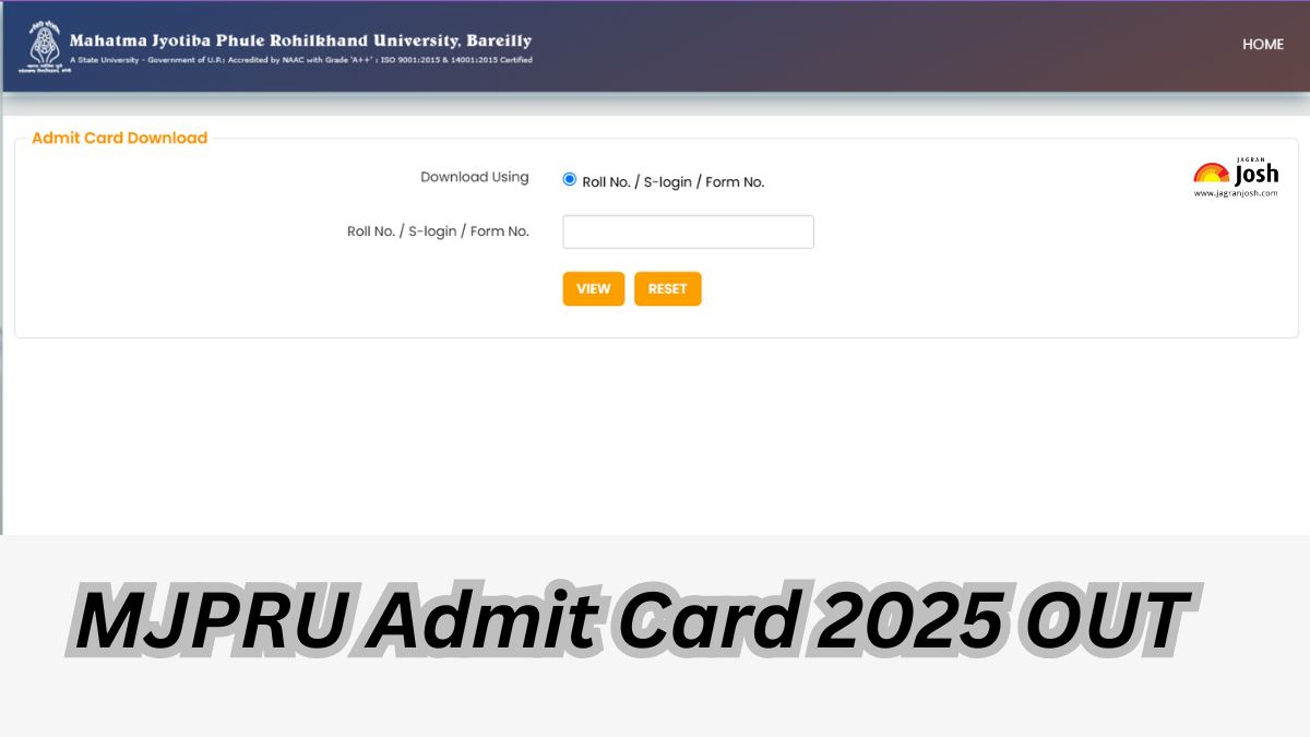 MJPRU Admit Card 2025 OUT: महात्मा ज्योतिबा फुले रोहिलखंड यूनिवर्सिटी एडमिट कार्ड जारी, ये रहा हॉल टिकट Direct Link
