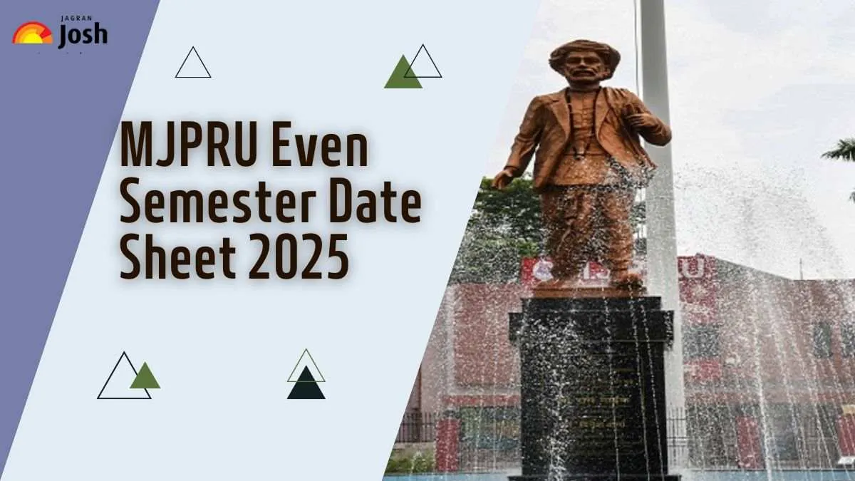 MJPRU Even Semester Exam Dates 2025