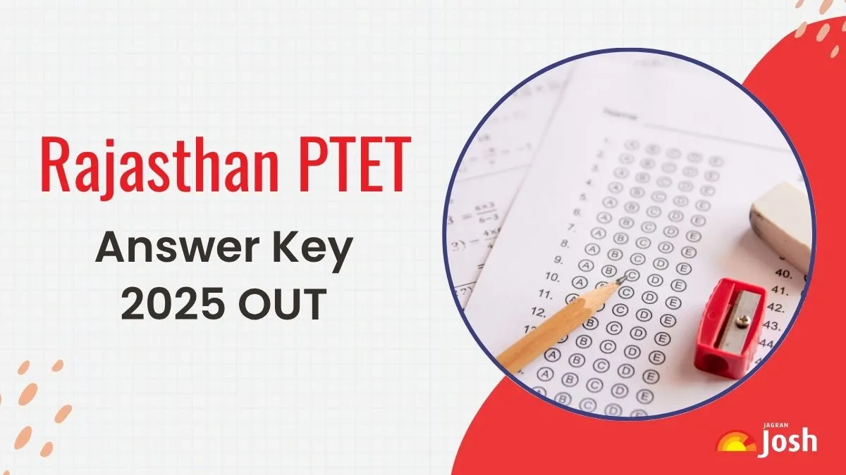 Rajasthan PTET Answer Key 2025 OUT