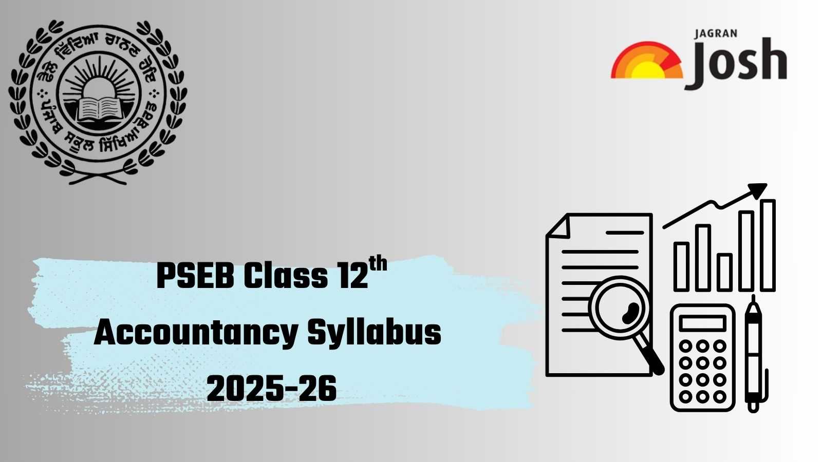 Punjab Board PSEB 12th Accountancy Syllabus 2025-26: Download FREE PDF