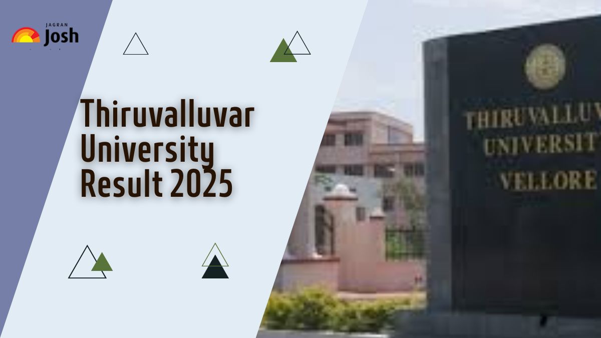 Thiruvalluvar University Result 2025 OUT at tvu.edu.in; Direct Link to Download UG and PG Marksheet PDF