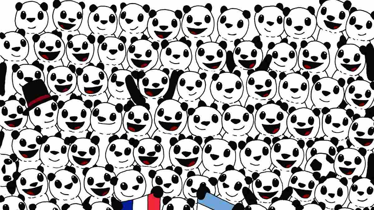 How Sharp Is Your Attention To Detail? Only 1% Can Spot The Football Hidden Among Pandas In 5 Seconds!