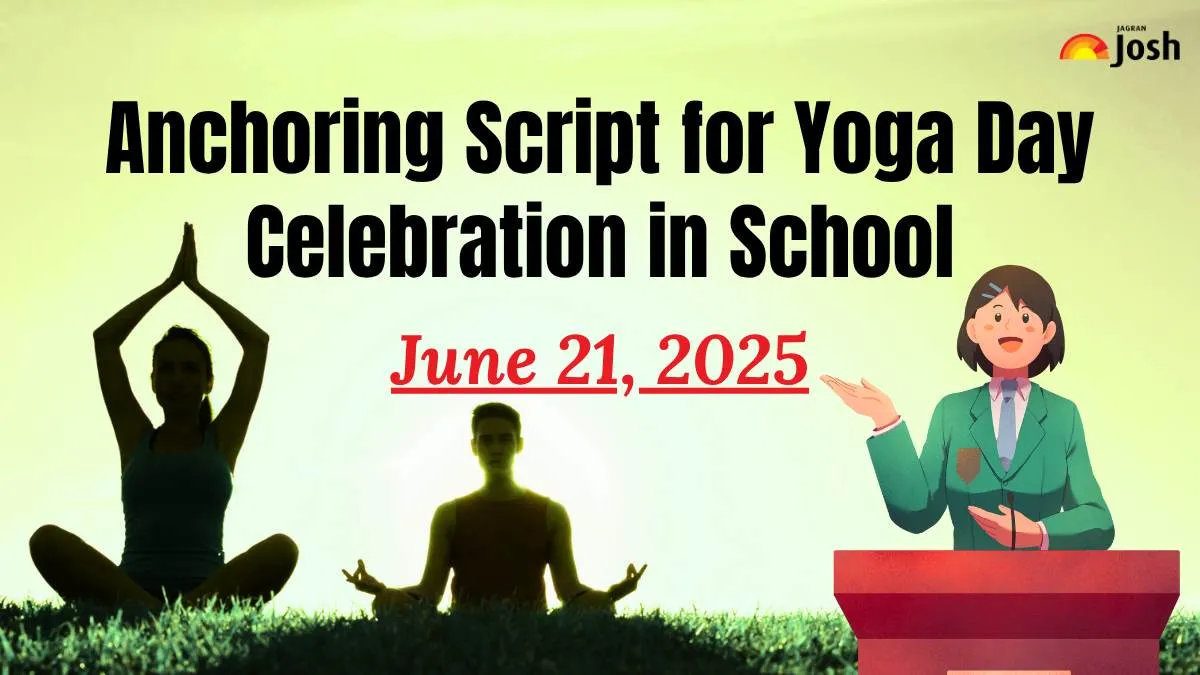 Get here vibrant and engaging anchoring script for International Yoga Day 2025 in Schools