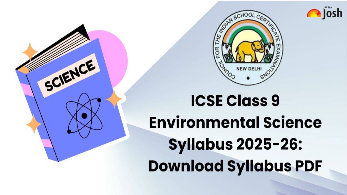 ICSE Class 9 Environmental Science Syllabus 2025-26: Download Syllabus PDF