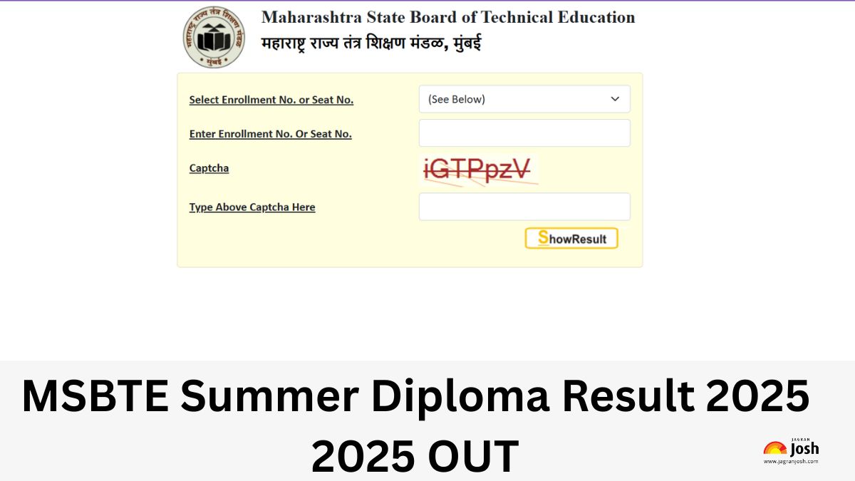 MSBTE Summer Diploma Result 2025 OUT: msbte.ac.in जारी हुआ रिजल्ट, result.msbte.ac.in पर करें चेक