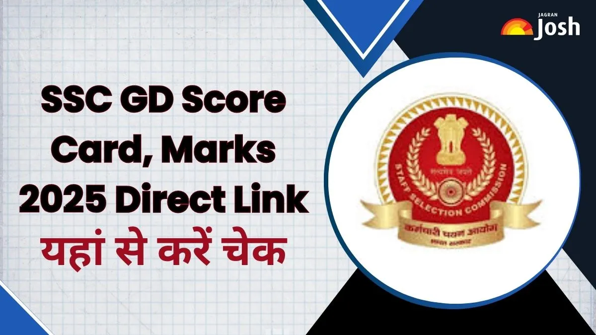 SSC GD Score Card 2025