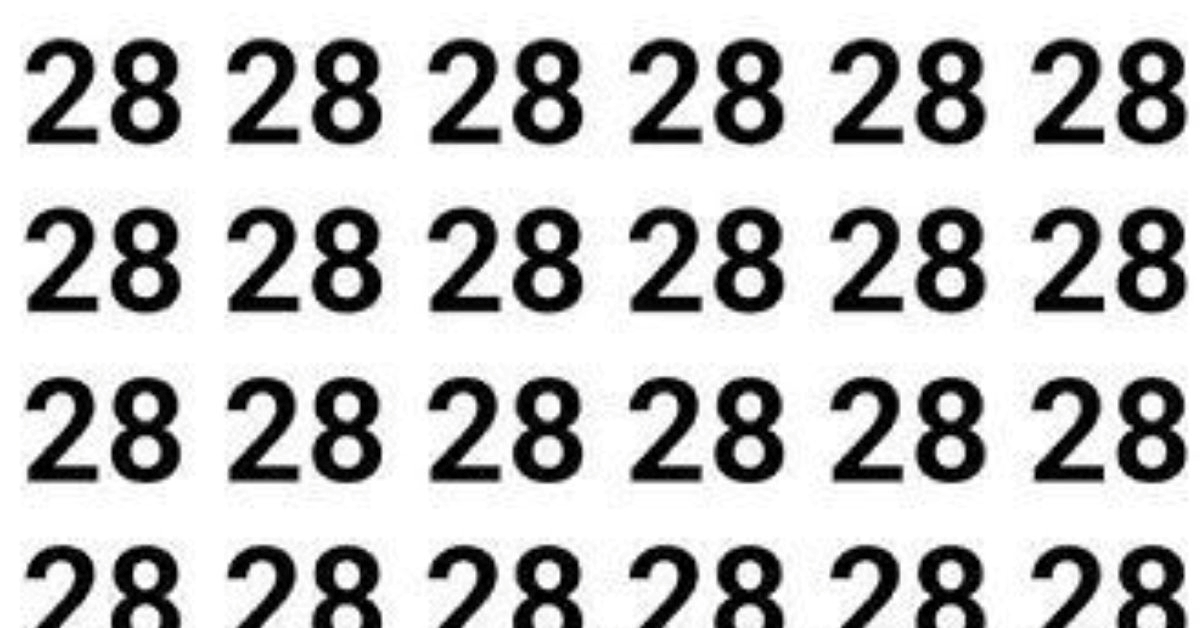 Only Puzzle Champions with 6/6 Vision Can See the Odd Number in This Confusing Optical Illusion — Can You Prove You Belong in That League?