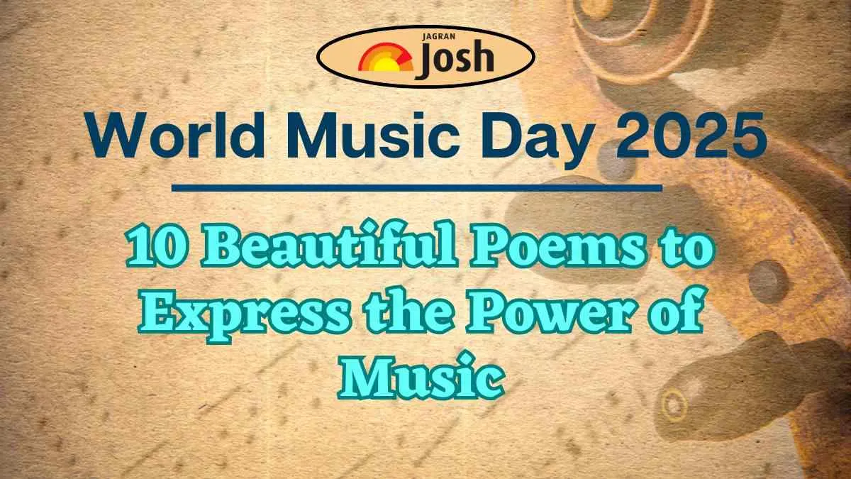 Check 10 Best Poems on World Music Day 2025