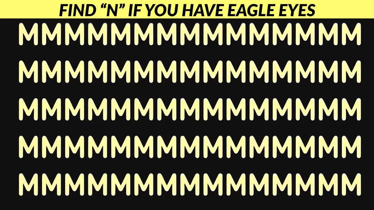 Find "N" if you have eagle eyes