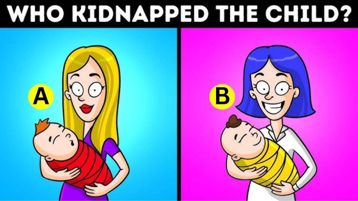 Are You Among Top 1% With Exceptional Attention To Detail? Spot Who Kidnapped The Child In 5 Seconds!