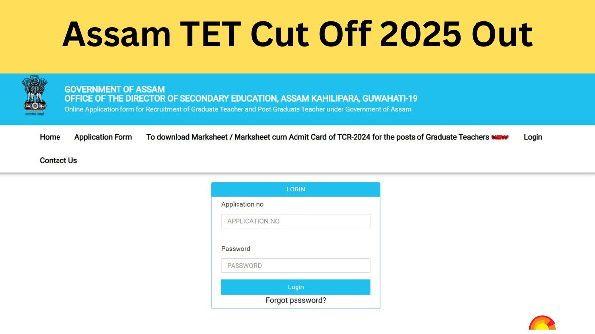 Assam GT PGT TET Cut Off 2025: Check Graduate Teachers Category Wise Qualifying Marks
