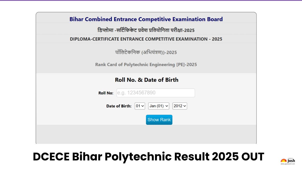 Bihar Polytechnic Result 2025 OUT: बिहार पॉलिटेक्निक रिजल्ट bceceboard.bihar.gov.in पर जारी, ये रहा Rank Card Download Link