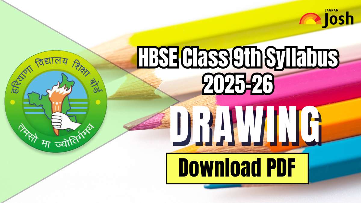 HBSE Class 9th Drawing Syllabus 2025–26: Download Free PDF