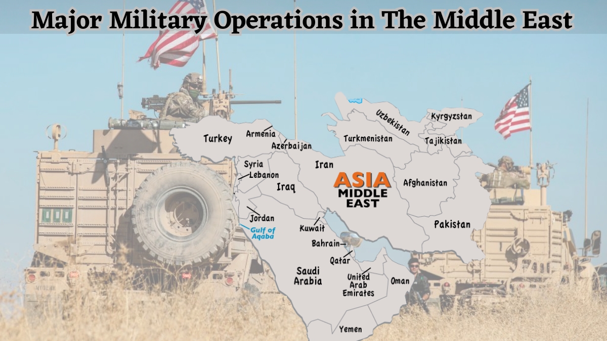 From Operation Midnight Hammer to Poseidon Archer: Check The List Of Major Military Operations in The Middle East