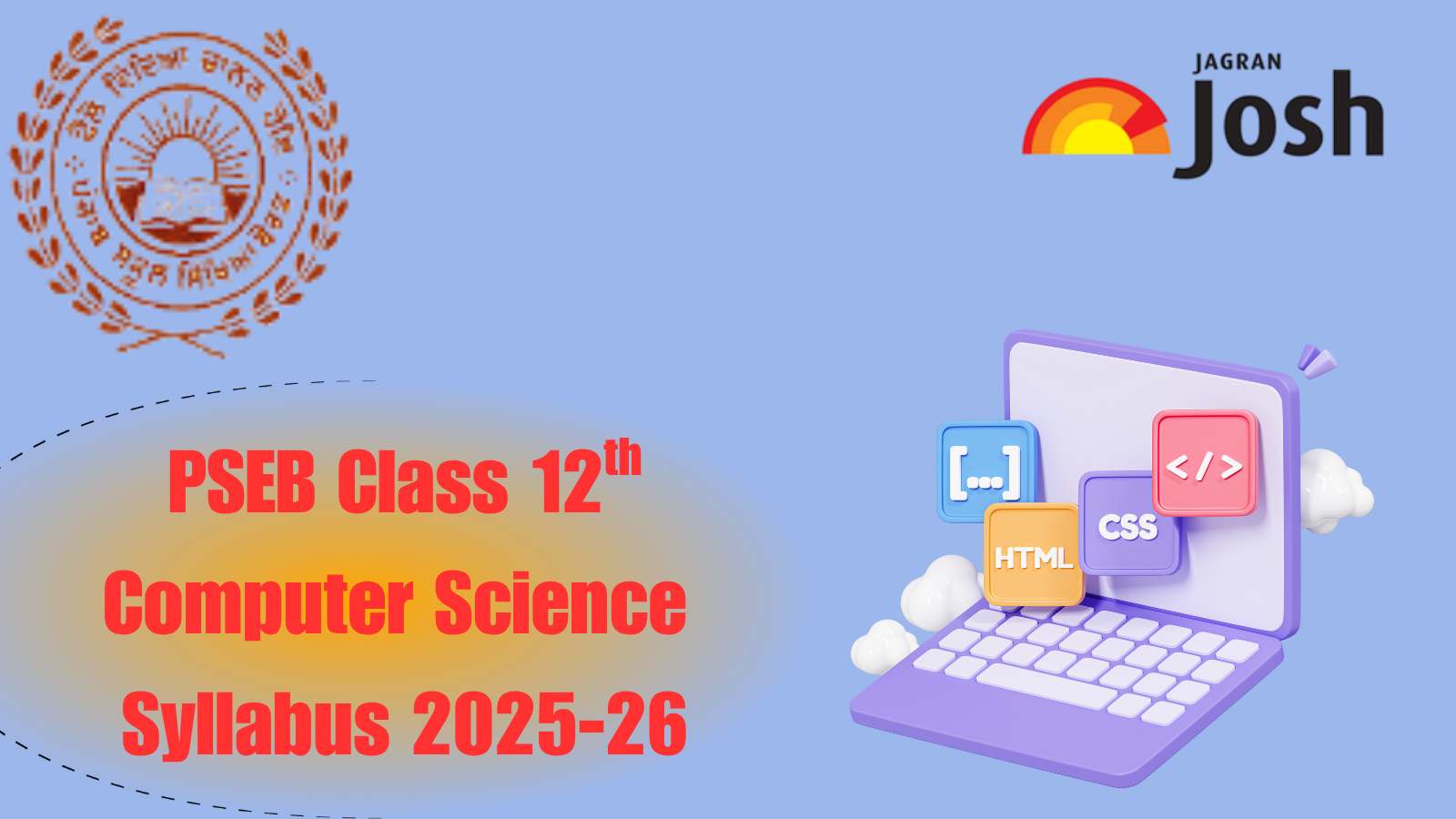 Punjab Board PSEB 12th Computer Science Syllabus 2025-26: Download FREE PDF
